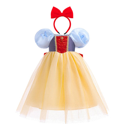 Magic Tree Kids storybook princess dress for girls with full twirl-worthy ball-gown skirt and fairytale-inspired classic look
