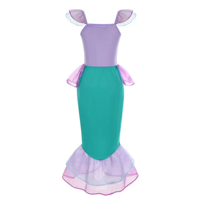 Undersea Sparkle princess costume for girls, front view – Magic Tree Kids